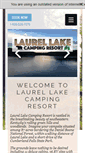 Mobile Screenshot of laurellakecampingresort.com